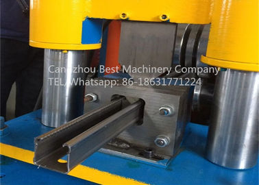 Steel Unistrut Solar Rack C Channel Chain Gear Box Driven Roll Forming Machine