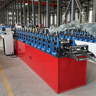 Flying Cutting High Speed Hat Channel Cold Roll Forming Machine PLC Control