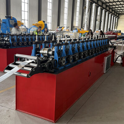 Flying Cutting High Speed Hat Channel Cold Roll Forming Machine PLC Control