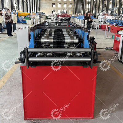Galvanized Steel Double Line C U Profile Drywall Stud Roll Forming Machine
