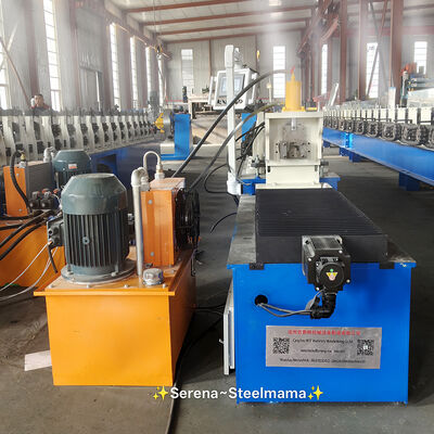 Customzied Flying Cutting High Speed Steel Omega Profile Roll Forming Machine