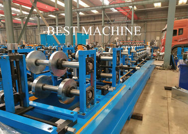 Auto Change Size Purlin Roll Forming Machine Metal Structure 2 Years Warranty