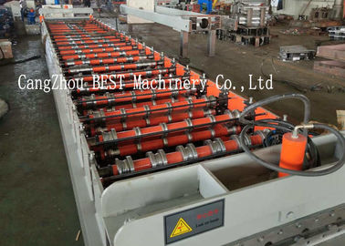 Zinc Galvanizing Trapezoidal Roofing Sheet Roll Forming Machine 380V Roofing Sheet Making Machine