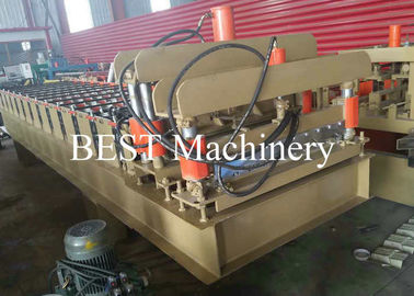 Color Steel Glazed Tile/Brick Tile/Q Tile Making Machine PLC Control 4-6m/Min Speed