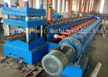 Gear Box Driven W Beam Highway Guardrail Roll Forming Machine PLC Control