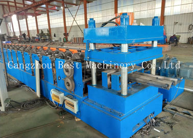 Gear Box Driven W Beam Highway Guardrail Roll Forming Machine PLC Control