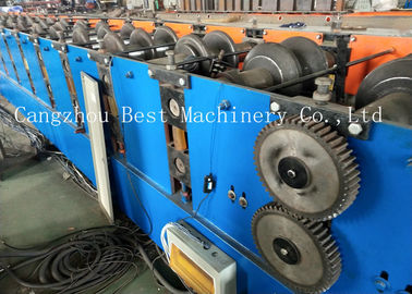 Gear Box Driven W Beam Highway Guardrail Roll Forming Machine PLC Control