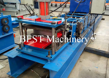 High Speed Metal Roof Roll Forming Machine , Roofing Roll Formers PLC Control System