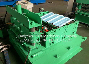 Color Steel Glazed Tile And Roofing Sheet Forming Machine 8-12m/Min Speed