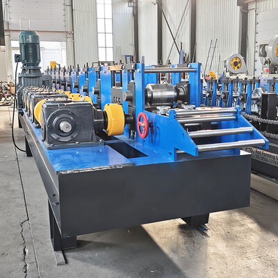 6mm Thickness Galvanized L Shape Roll Forming Machine Gear Box 