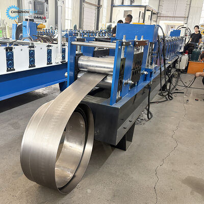 Manufacture Black Steel Auto Cutting Manually Change Size C Purlin Roll Forming Macchine 