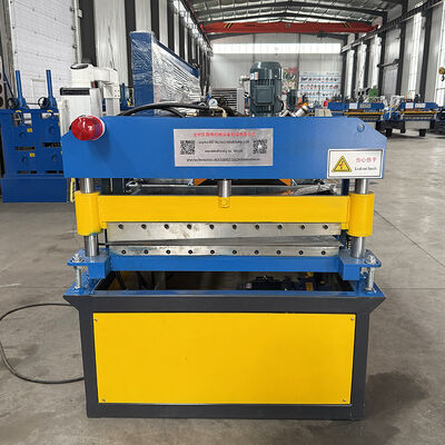 Galvanized Steel Thin Material 0.12mm Barrel Corrugated Roofing Sheet Roll Forming Machine