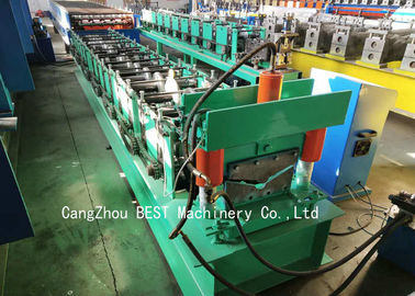 Roof Ridge Cap Cold Roll Forming Machine 350H Steel With PLC Control