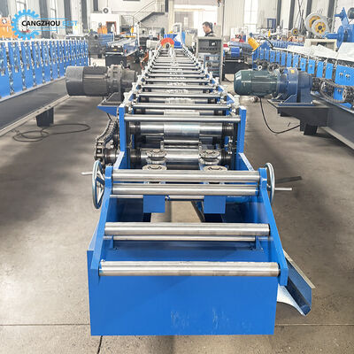 Stainless Steel Saw Cutting Type Customzied Gutter Making Roll Forming Machine
