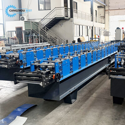 Galvanized and Aluminum Material Customzied Gutter Making Roll Forming Machine 