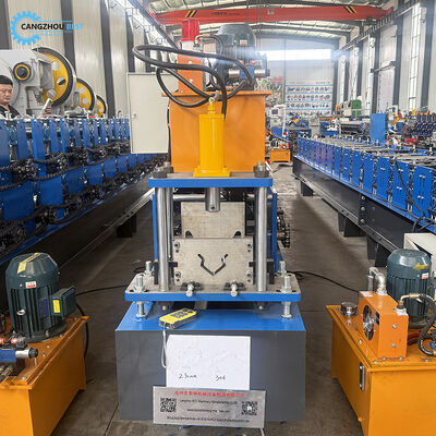 Galvanized and Aluminum Material Customzied Gutter Making Roll Forming Machine 