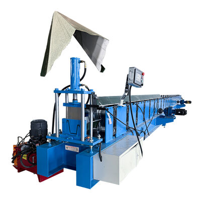 PLC Control Automatically K Gutter Rain Gutter Roll Forming Machine 