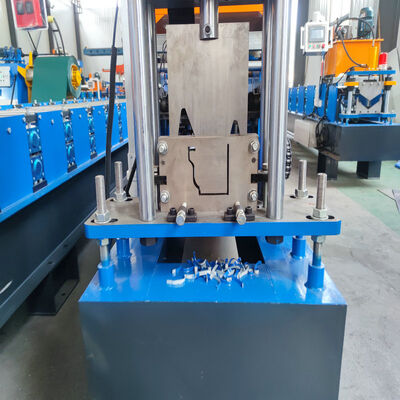 Hydraulic Cutting Type Steel Profile K Gutter Making Roll Forming Machine