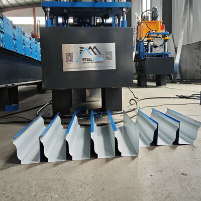 Hydraulic Cutting Type Steel Profile K Gutter Making Roll Forming Machine