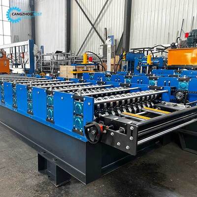 Zambia Popular Color Steel Automatically Cutting Corrugated Roofing Sheet Roll Forming Machine 