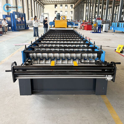 Zambia Popular Color Steel Corrugated Roofing Sheet Making Roll Forming Machine 