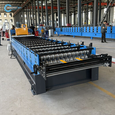 Zambia Popular Color Steel Corrugated Roofing Sheet Making Roll Forming Machine 