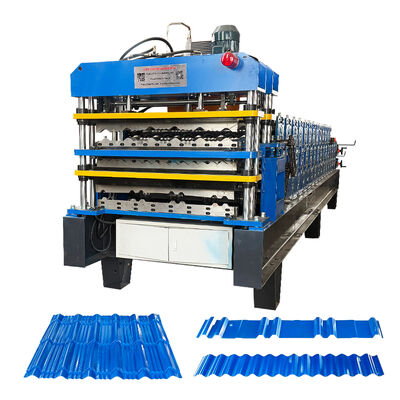 3-in-1 Double Deck and Single Layer Integrated Roll Forming Machine