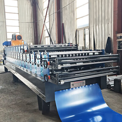 3-in-1 Double Deck and Single Layer Integrated Roll Forming Machine
