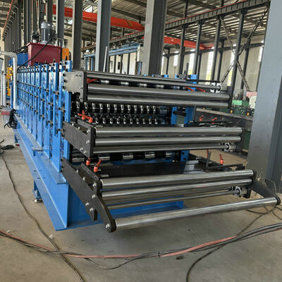 Galavnized Steel Profile Africa Popular Three Layer Roofing Sheet Roll Forming Machine 