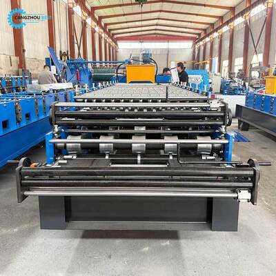 Double Layer Trapezodial IBR Sheet 840&836 Corrugated Sheet Roofing Making Roll Forming Machine