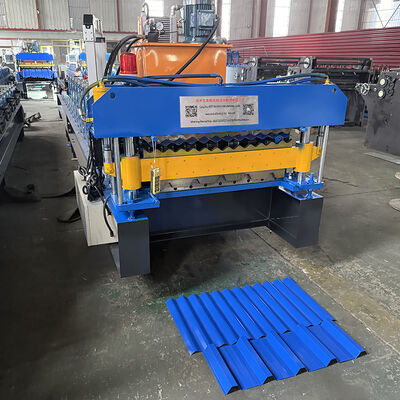South Africa&Zimbabwe Popular Steel Profile High Rib&Corrugated Double Layer Roofing Sheet Roll Forming Machine