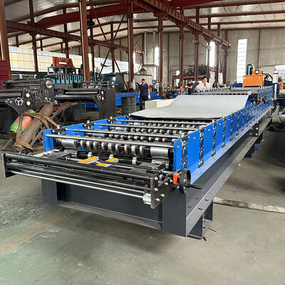 South Africa&Zimbabwe Popular Steel Profile High Rib&Corrugated Double Layer Roofing Sheet Roll Forming Machine