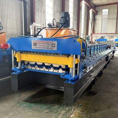 South Africa&Zimbabwe Popular Steel Profile High Rib&Corrugated Double Layer Roofing Sheet Roll Forming Machine