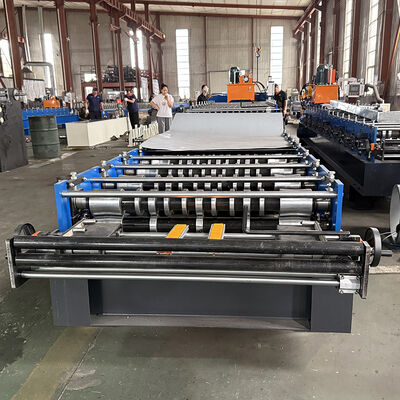 South Africa&Zimbabwe Popular Steel Profile High Rib&Corrugated Double Layer Roofing Sheet Roll Forming Machine