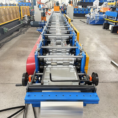 PLC Control Mold Cutting Square Shape Rain Gutter Downspout Roll Forming Machine