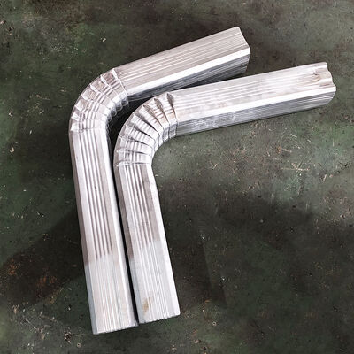 PLC Control Mold Cutting Square Shape Rain Gutter Downspout Roll Forming Machine
