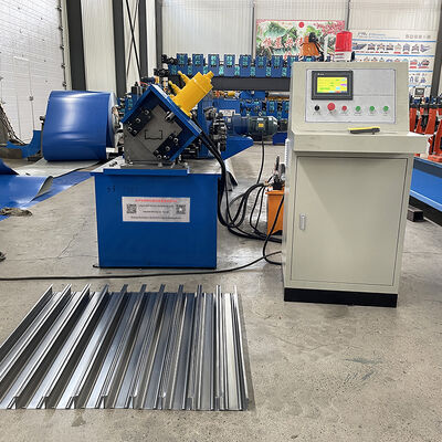 1.5mm Galvanized Steel Profile C Channel Gutter Roll Forming Machine