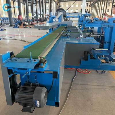 Full Automatic C U Stud Track Profile Bundling Strapping and Robot Palletizing Machine