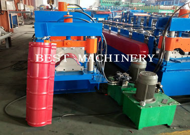 Best Glazed Roof Ridge Cap Roll Forming Machine 3KW 12m/min Production