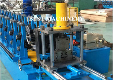 Professional Rack Roll Forming Making Machine for Supermarket Storage Upright Shelves Chain Drive system