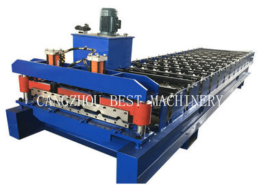 Automatic IBR Roofing Sheet Roll Forming Machine 5.5kw Main Power