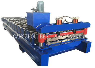 Automatic IBR Roofing Sheet Roll Forming Machine 5.5kw Main Power