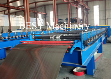 High Speed Max 25-30m/Min Roof Sheet Cold Roll Forming Machine Hydraulic Cutting Type