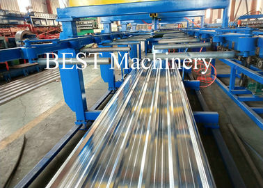 High Speed Max 25-30m/Min Roof Sheet Cold Roll Forming Machine Hydraulic Cutting Type