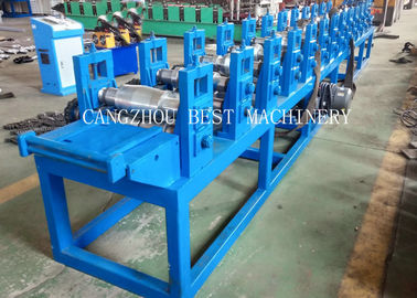 1 Year Warranty Shallow Rain Gutter Roll Forming Machine PPGI/ GI Material