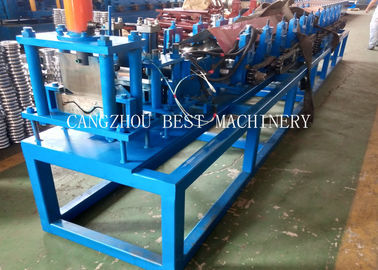 1 Year Warranty Shallow Rain Gutter Roll Forming Machine PPGI/ GI Material