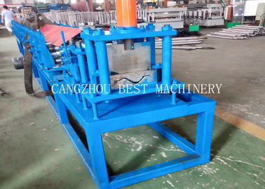 1 Year Warranty Shallow Rain Gutter Roll Forming Machine PPGI/ GI Material