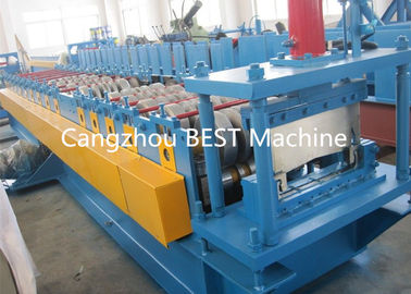 Standing Seam Boltless Roof Panel Roll Forming Machine Hydraulic Cutting Type