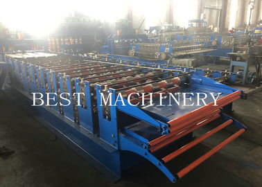 IBR Corrugated Roof Panel Tile Roll Forming Machine , Roof Sheet Making Machine