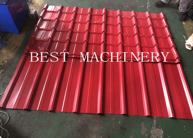 IBR Corrugated Roof Panel Tile Roll Forming Machine , Roof Sheet Making Machine